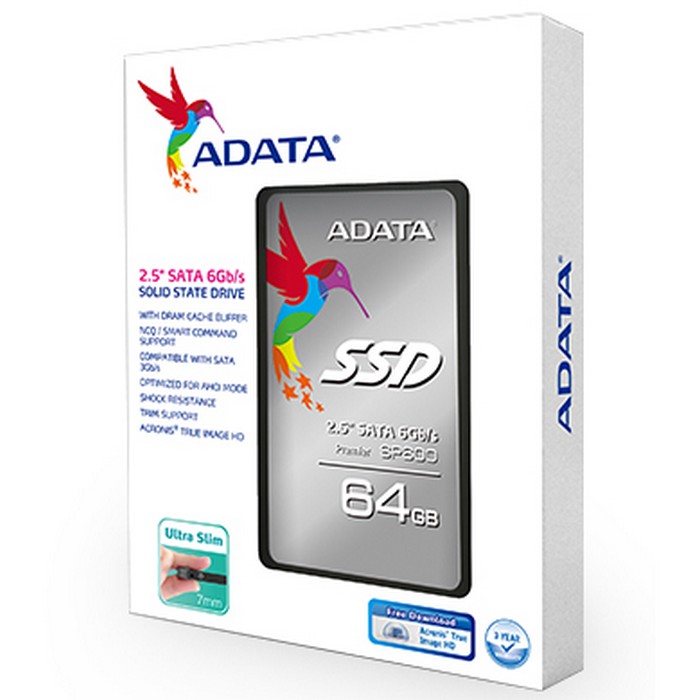 ADATA SSD ASP600S3-64GM-C [64GB 7mm]